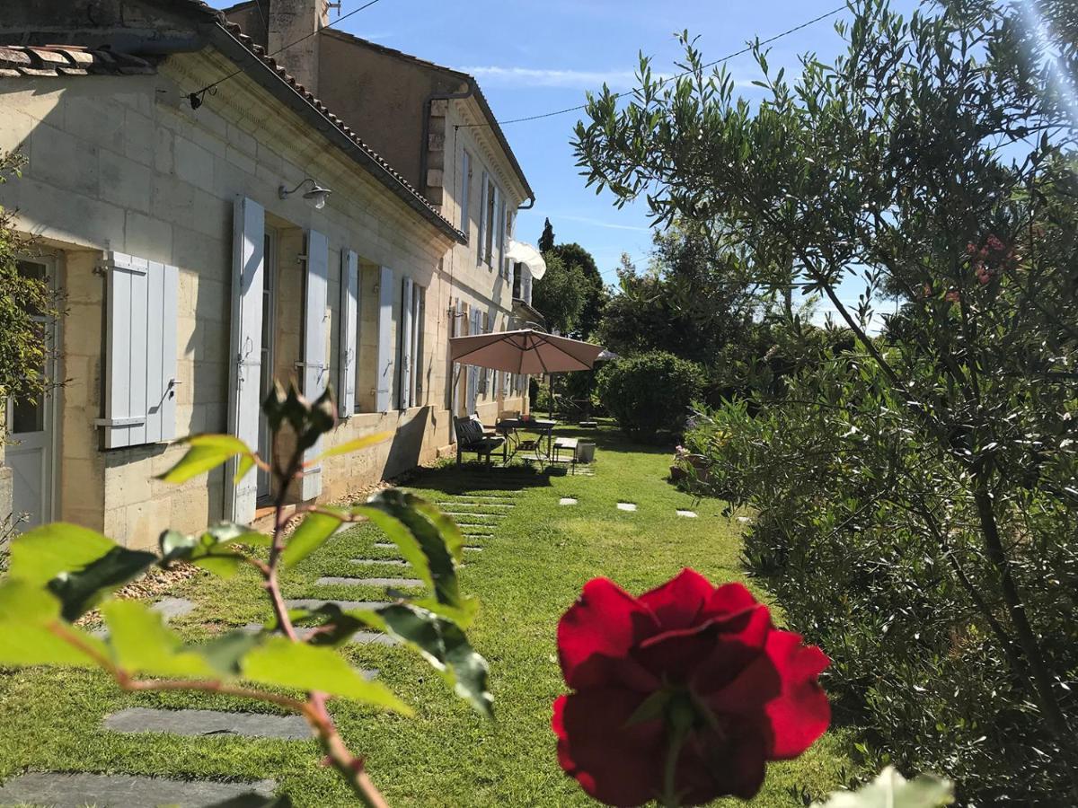 Le Pain De Lune Gite Et Chambre D'Hotes Avec Piscine Bourg-sur-Gironde Exterior photo